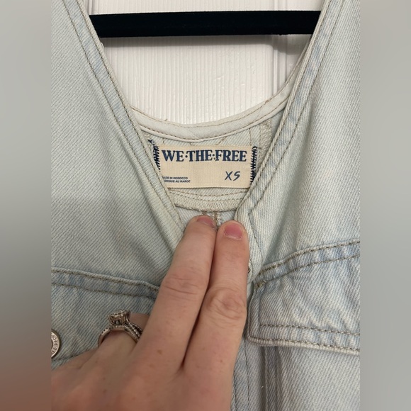 Free People We The Free Cloud Nine Jumpsuit Size XS looking glass - Picture 3 of 4